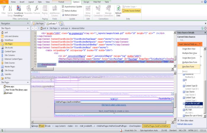 Select the Question Field